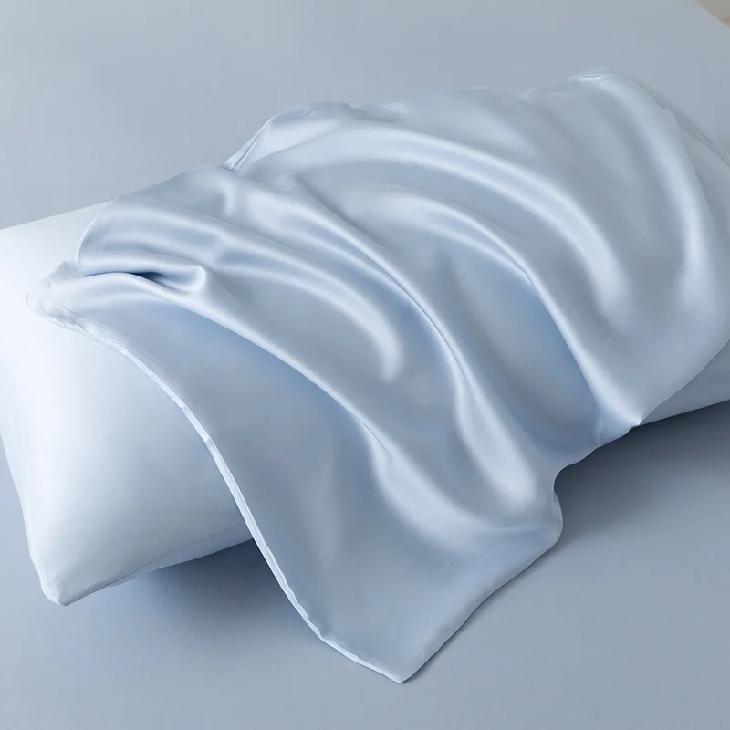 Natural Mulberry Silk Pillowcase Bedding Home Decoration Luxury Double Sides Pure Silk Pillow Case 23 Momme 100% Silk 2pcs Cover