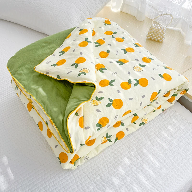 Summer Soy Fiber Thin Quilt Comforter Soft Air Conditioning Quilt/Duvet/Blanket Bed Duvets 150x200 200x230 Machine Washable