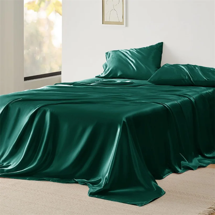 1pc 100% Mulberry Silk Flat Bed Sheet 23 Momme Natural Silk Bedding Bed Linen Ultra Soft Breathable Bedsheet Customized Any Size
