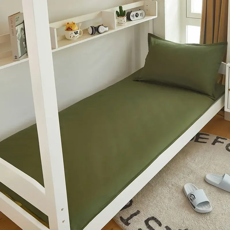 WASART 360° fully enclosed with zipper cotton mattress protector cover single double bed white sheet protection pad king size