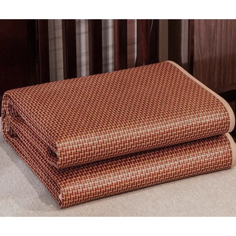 WASART Summer cool bamboo rattan mattress 135x200 cold sleeping mat single double folding cooling Ice sheet bed protection pad