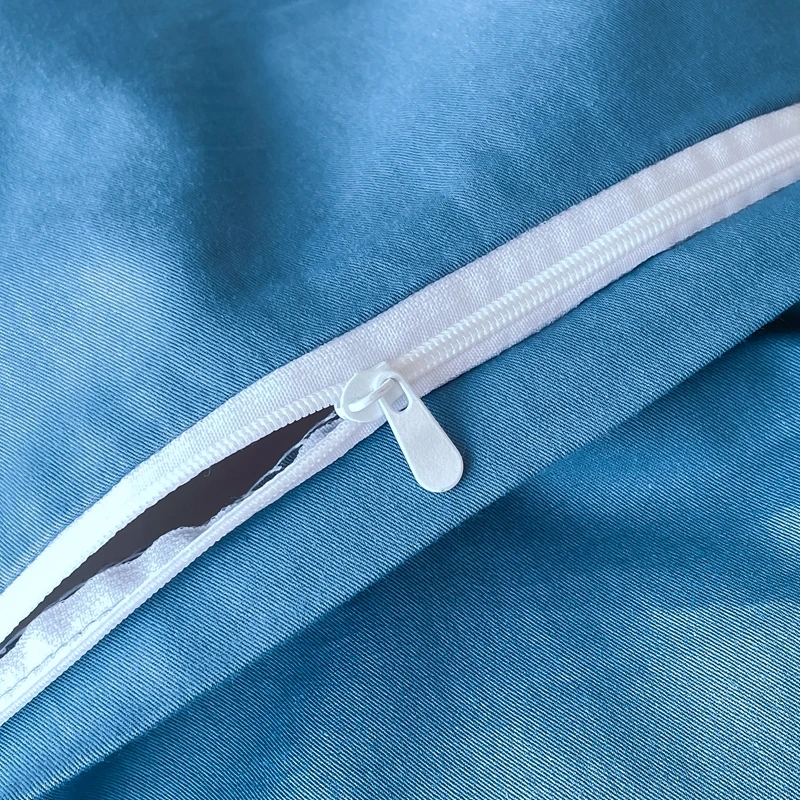 100% Cotton Jacquard Weave Luxury Bedding Set Solid Queen King Size Duvet Cover Flat/Fitted Bed Sheets Set Pillowcase Bed Linens