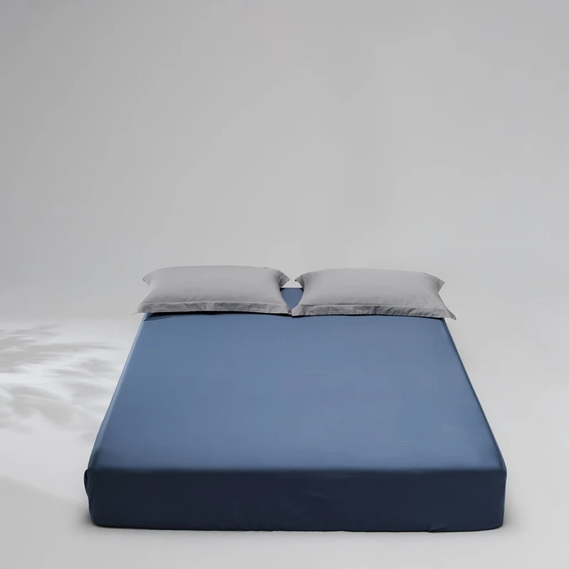 Egyptian Cotton Fitted Sheet Mattress Cover Twin Full Queen King Size Customized Any Size Bed Sheet Luxury 1000TC Bedding Sheets
