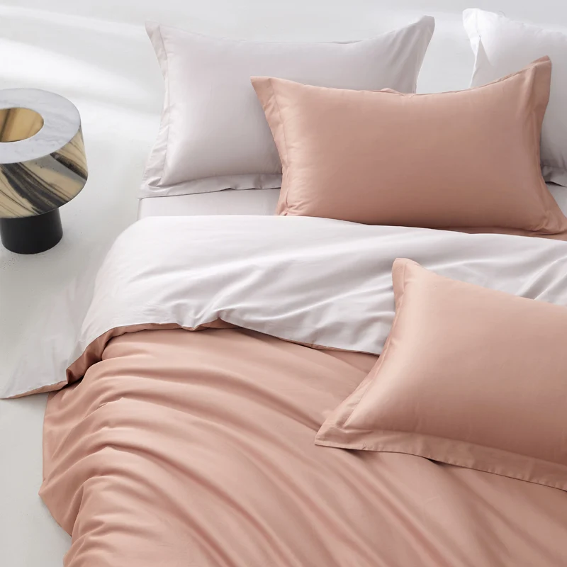 Organic Egyptian Cotton Bedding Set with Duvet Cover Bed Sheet Pillowcase Luxury 800 Thread Count Bedsheet 5-Star Hotel Quality