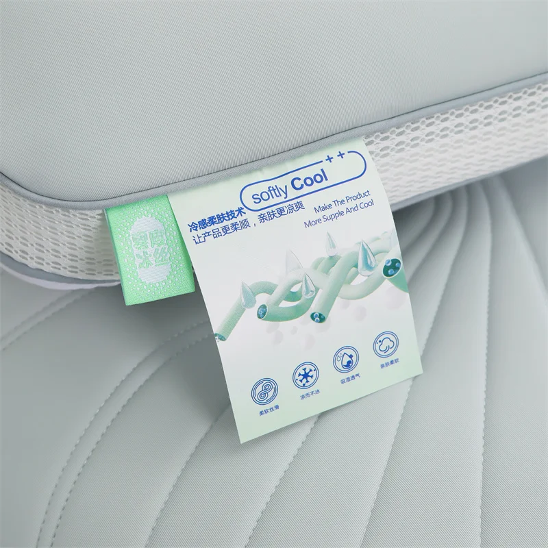 Cooling Pillows Adjustable Orthopedic Pillows Neck Protection Summer Bedding for Side Back Stomach Sleepers Ergonomic Pillow 1PC