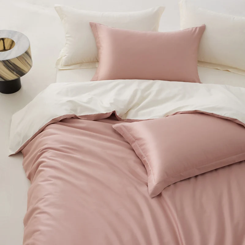 Organic Egyptian Cotton Bedding Set with Duvet Cover Bed Sheet Pillowcase Luxury 800 Thread Count Bedsheet 5-Star Hotel Quality