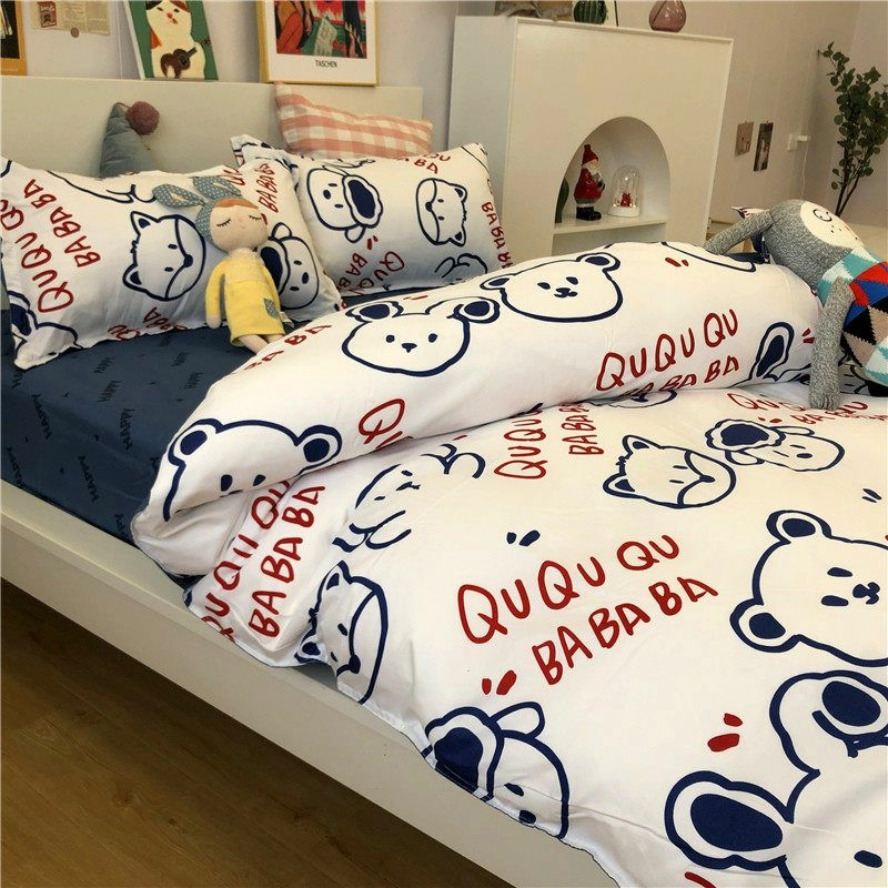Bedsheet Set with Pillow ... Duvet Cover 140x200 King Size Bedspreads In Offer...Bed Linen 135x200 Luxury Bedding Set
