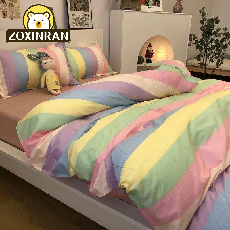 Bedsheet Set with Pillow ... Duvet Cover 140x200 King Size Bedspreads In Offer...Bed Linen 135x200 Luxury Bedding Set